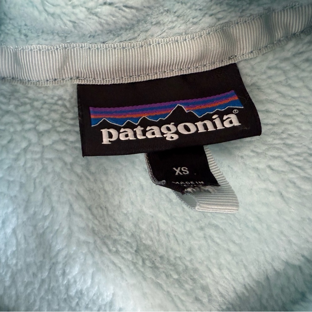 PATAGONIA Re-Tool Snap-T Fleece Pullover Womens XS Teal Polartec. 1238 - Picture 2 of 4